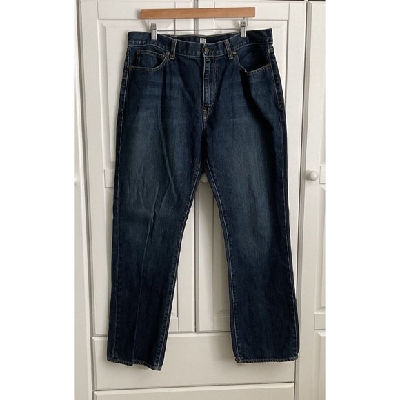 J. Crew Mens Vintage Slim‎ Straight Size 38x32 Denim Blue Jeans 5 Pocket - Picture 4 of 11